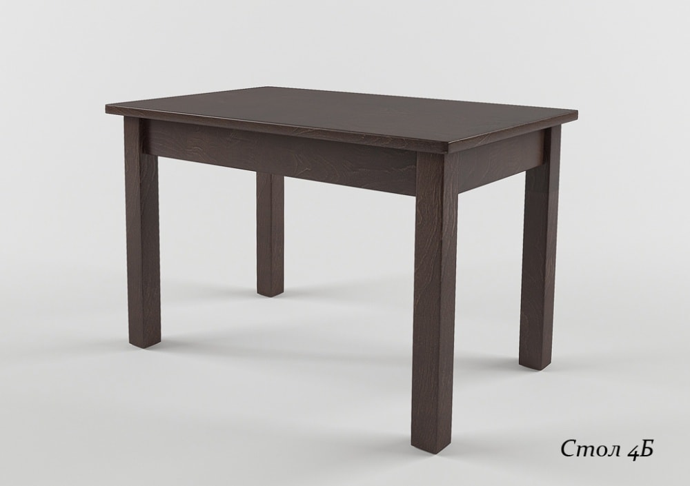 Прямоугольный стол из массива дерева 4Б
